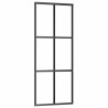 Porte coulissante avec kit de quincaillerie 76x205 cm Verre ESG 