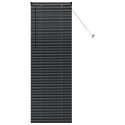 Store de Fenêtre avec des rideaux Autre Noir 80 x 130 cm Aluminium 