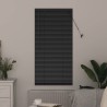 Store de Fenêtre avec des rideaux Autre Noir 80 x 130 cm Aluminium 