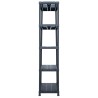 Étagère de rangement Noir 500 kg 90x60x180 cm Plastique 