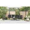 Sofa d'angle Noir 231x173x78 cm en Poly Rattan 