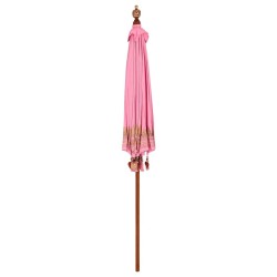Parasol Autre Rose x 260 cm Coton et bois massif 