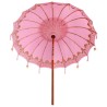 Parasol Autre Rose x 260 cm Coton et bois massif 