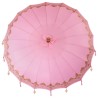 Parasol Autre Rose x 260 cm Coton et bois massif 