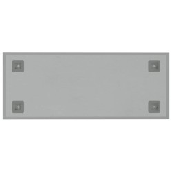 Tableau noir magnétique mural Blanc 50x20 cm Verre trempé 