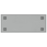 Tableau noir magnétique mural Blanc 50x20 cm Verre trempé 