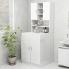 Meuble pour machine à laver Blanc brillant 