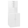 Meuble pour machine à laver Blanc brillant 