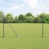 Clôture Hexagonale Grise 1,6x25 m Acier 
