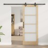 Kit de porte coulissante 78x202 cm en pin massif 