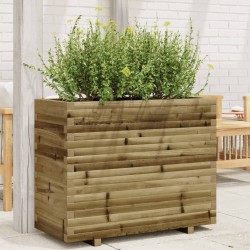 Jardinière 90x40x72 cm bois de pin imprégné 