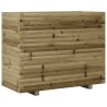 Jardinière 90x40x72 cm bois de pin imprégné 
