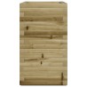 Jardinière 90x40x72 cm bois de pin imprégné 
