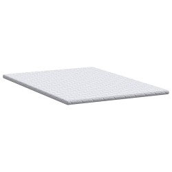 Coussins de Matelas Blanc 140 x 200 cm Polyester sans colle 