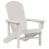 Chaises Adirondack 2 pcs Blanc 74x82x90 cm HDPE 