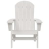 Chaises Adirondack 2 pcs Blanc 74x82x90 cm HDPE 