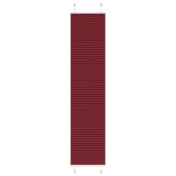 Store plissé rouge bordeaux 50x200 cm largeur du tissu 49,4 cm 