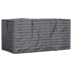 Sac de rangement pour coussins de jardin noir 150x75x75 cm PE 