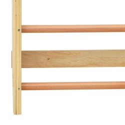 Aire de jeux intérieure d'escalade avec anneau d'échelles bois 