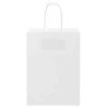Sacs en papier 50 pcs avec poignées blanc 15x8x21 cm 
