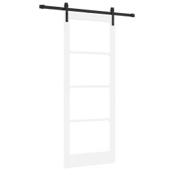Porte coulissante avec kit de quincaillerie 'ORKDAL'Blanche 83x211 cm 