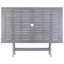 Table de jardin pliable 120x70x75 cm Bois d'acacia massif 