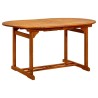Table de jardin 200x100x75 cm Bois d'acacia massif 