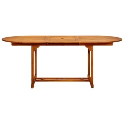 Table de jardin 200x100x75 cm Bois d'acacia massif 