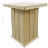 Table de bar 75x75x110 cm Pin imprégné 