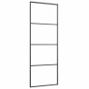 Porte coulissante avec kit de quincaillerie 76x205 cm Verre ESG 