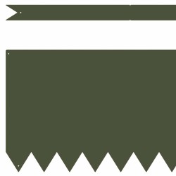 Bordures de jardin 20 pcs Vert olive 100x0,5x30 cm Plastique 