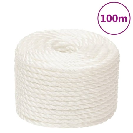Corde de travail Blanc 24 mm 100 m polypropylène 