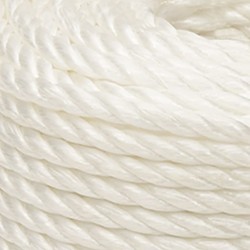 Corde de travail Blanc 24 mm 100 m polypropylène 