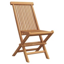 Ensemble Bistro de Jardin Pliable 3 Pièces en Bois d'Acacia Massif 