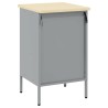 Armoire de Travail Noir 50x55x84 cm Acier 