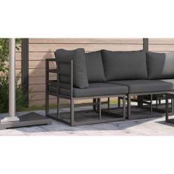 Ensembles de meubles d'extérieur Noir et anthracite 