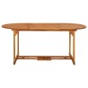 Table à dîner de jardin 180x90x75 cm Bois d'acacia solide 