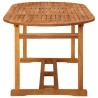 Table à dîner de jardin 180x90x75 cm Bois d'acacia solide 