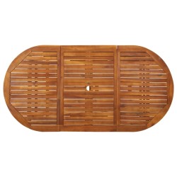 Table à dîner de jardin 180x90x75 cm Bois d'acacia solide 