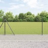 Clôture hexagonale grise 1x10 m en acier 