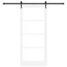 Porte Coulissante avec Ensemble de Quincaillerie ORKDAL Blanche 93x211 cm 