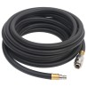 Tuyau d'air hybride noir 0,6" 2 m caoutchouc et PVC 