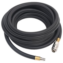 Tuyau d'air hybride noir 0,6" 2 m caoutchouc et PVC 
