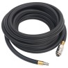 Tuyau d'air hybride noir 0,6" 2 m caoutchouc et PVC 