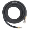 Tuyau d'air hybride noir 0,6" 2 m caoutchouc et PVC 