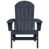 Chaises Adirondack 2 pcs Bleu Marine 74x82x90 cm HDPE 