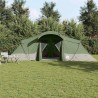 Tente Familiale avec des fenêtres en dôme verte, waterproof, pour 6 personnes. 