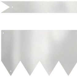 Bordures de pelouse 20 pcs 100x0.5x15 cm acier inoxydable 