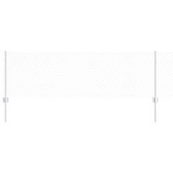 Poteaux de Clôture 11 pcs U-Channel 60 cm Acier Galvanisé 