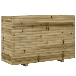 Jardinière 110x40x72,5 cm bois de pin imprégné 